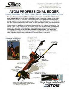 Seago Atom Pro Edger brochure