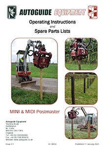 Mini and MIDI Operating Instructions and Spare Parts Lists